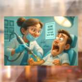 Tut gar nicht weh... fensteraufkleber (Blatt 2)