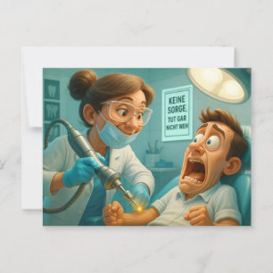 Tut gar nicht weh... postkarte