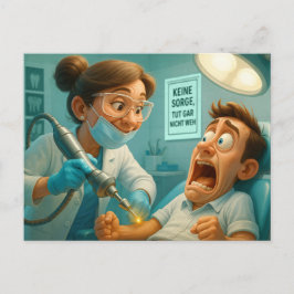 Tut gar nicht weh... postkarte
