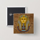 Tut Golden Mask Button (Vorne & Hinten)