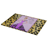 "Tut mir leid, aber ich führe nicht in der Küche!" Schneidebrett (Ecke)