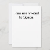 Tut mir leid, Dave kann das nicht tun. Einladung (Rückseite)