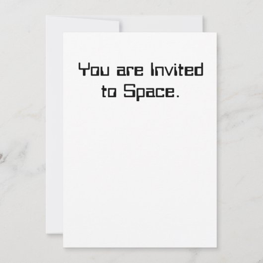 Tut mir leid, Dave kann das nicht tun. Einladung (Rückseite)