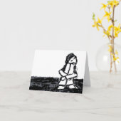 Tut mir leid (Eckkind) Karte (Gelbe Blume)