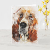 Tut mir leid / Entschuldigung bitte Karte (Gelbe Blume)