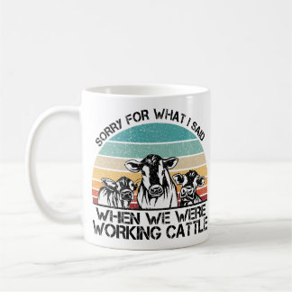 Tut mir leid für das, was ich sagte, als wir Rinde Kaffeetasse