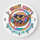 Tut mir leid. große wanduhr (Vorderseite)