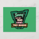 Tut mir leid, ich kann heute einfach nicht einen w postkarte (Vorderseite)