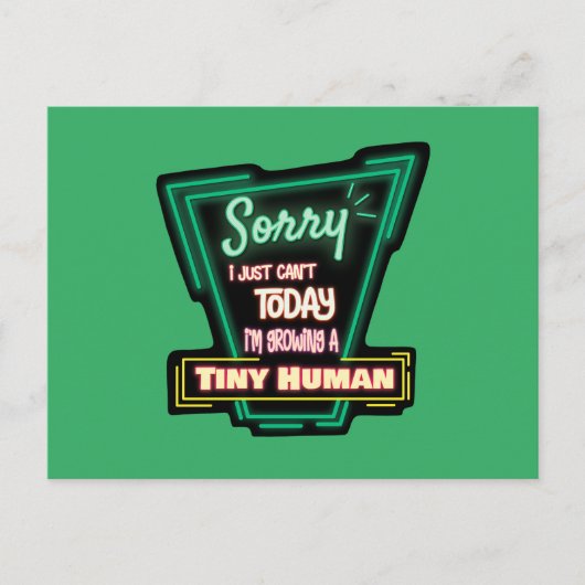 Tut mir leid, ich kann heute einfach nicht einen w postkarte (Vorderseite)