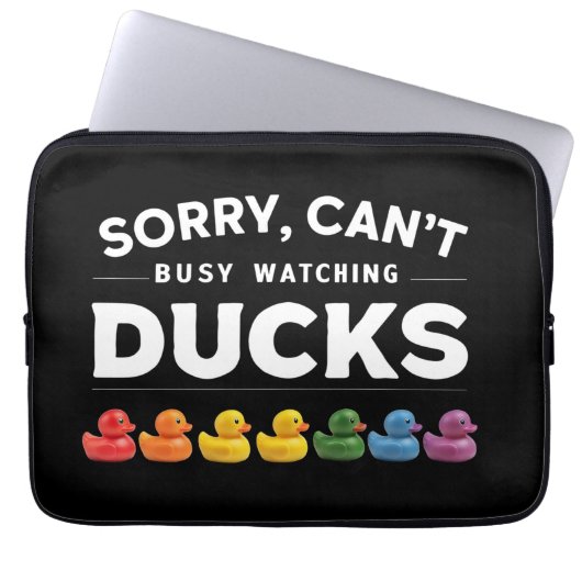 Tut mir leid, ich kann nicht, ich bin beschäftigt  laptopschutzhülle (Vorderseite)