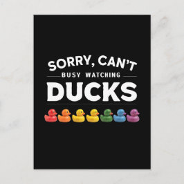 Tut mir leid, ich kann nicht, ich bin beschäftigt  postkarte