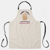 Tut mir leid, ich muss meinen Sourdough-Starter ni Schürze (Vorderseite)