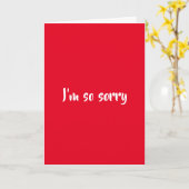 Tut mir leid, ich war nicht Gemein, den Applecart Karte (Gelbe Blume)