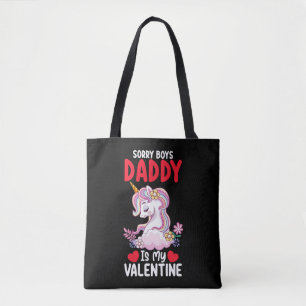 Tut mir leid Jungs Daddy ist mein Valentinstag Dad Tasche