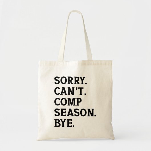 Tut mir leid, kann die Saison nicht mit fröhlichem Tragetasche (Vorne)