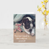 Tut mir leid karte (Gelbe Blume)