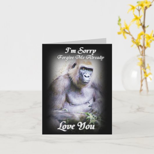 Tut mir leid, Liebe Sie_ Karte (Gelbe Blume)