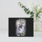Tut mir leid, Liebe Sie_ Postkarte (Stehend Vorderseite)