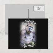 Tut mir leid, Liebe Sie_ Postkarte (Vorne/Hinten)