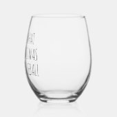 Tut mir leid, was ich gesagt habe Pickleball spiel Weinglas Ohne Stiel (Links)