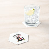 Tut mir leid, Weihnachten war Feral Black Cat Weih Untersetzer (Vor Ort)