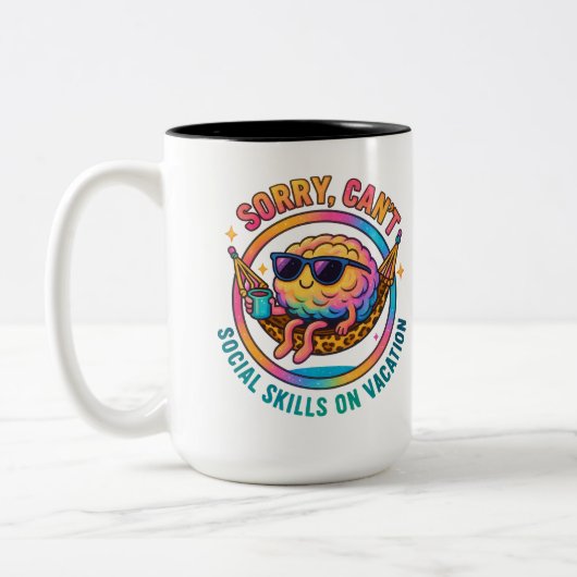 Tut mir leid. zweifarbige tasse (Links)