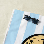 Tut mir nicht weh, dass ich im Urlaub bin Strandtuch (Beispiel)