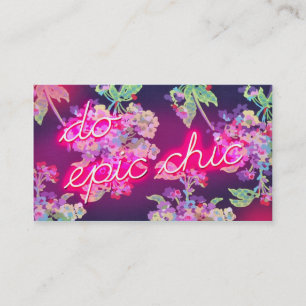 Tut Neonglühen 311 episches Chic Visitenkarte