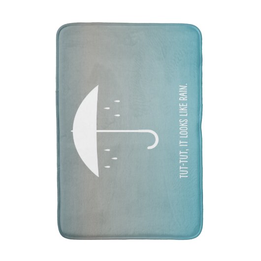 Tut-tut, es sieht aus wie Regen Bath Mat Badematte (Vorderseite Vertikal)