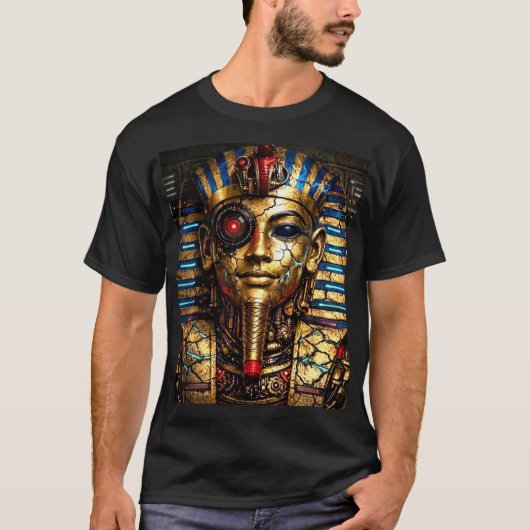 Tutanchamun 2.0: Der Cyber-König T-Shirt (Vorderseite)