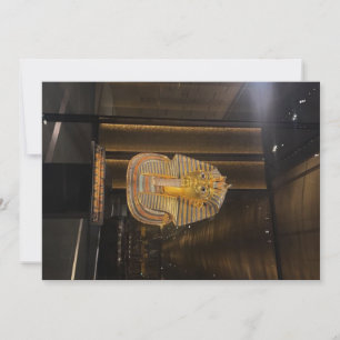 Tutanchamun goldene Maske Ägyptisches Museum, Arte Einladung