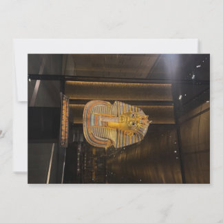 Tutanchamun goldene Maske Ägyptisches Museum, Arte Einladung