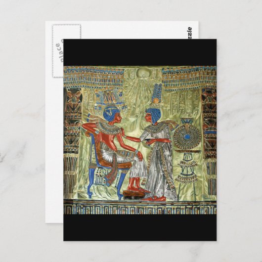 Tutanchamun Postkarte (Vorne/Hinten)