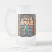 TUTANKHAMEN Antike ägyptische Pharao-Tasse Mattglas Bierglas (Links)