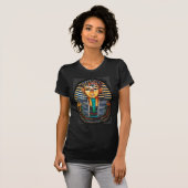 TUTANKHAMEN Egyptian Pharao Design T-Shirt (Vorne ganz)