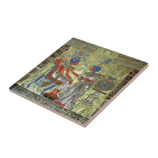 Tutankhamons Thron Fliese (Seite)