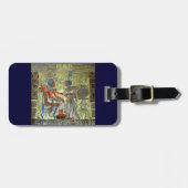 Tutankhamons Thron Gepäckanhänger (Vorderseite horizontal)