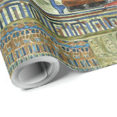 Tutankhamons Thron Geschenkpapier (Rolleneckpunkt)