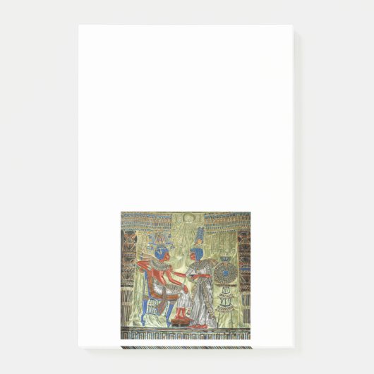 Tutankhamons Thron Post-it Klebezettel (Vorderseite)