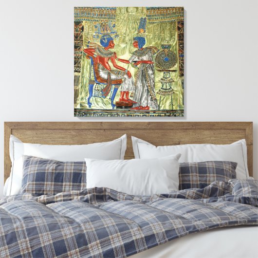 Tutankhamons Throne Leinwanddruck (Insitu (Schlafzimmer))