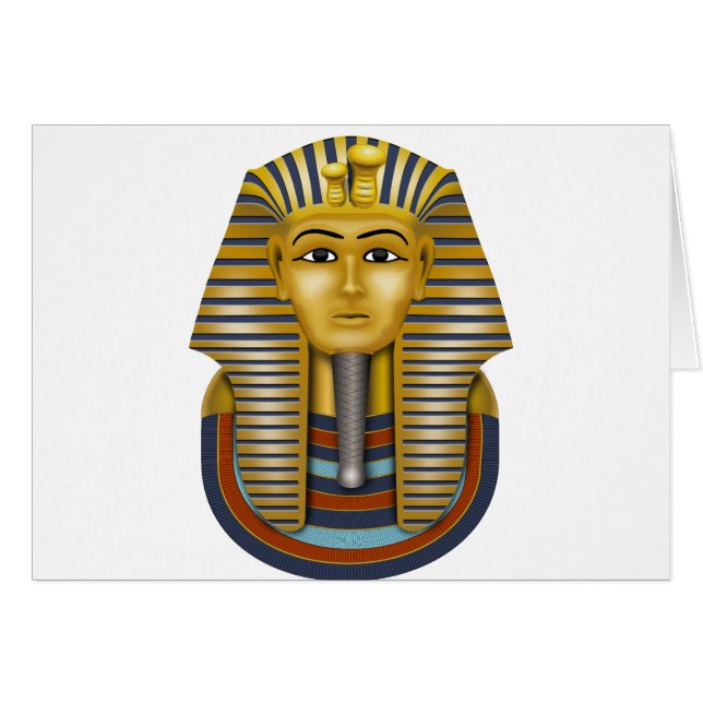 Tutankhamun Ägyptische Maske (Vorderseite (Horizontal))