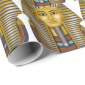 Tutankhamun Ägyptische Maske Geschenkpapier (Rolleneckpunkt)