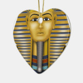 Tutankhamun Ägyptische Maske Keramikornament (Links)