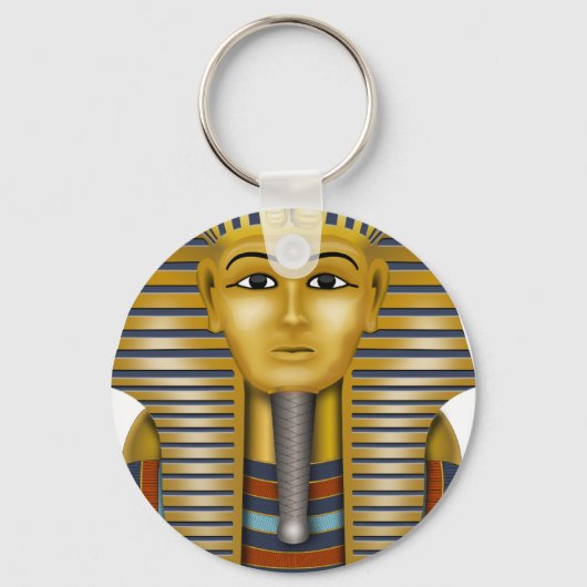 Tutankhamun Ägyptische Maske Schlüsselanhänger (Vorderseite)