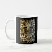 Tutankhamun ancient Ägypten Pharoah King Tut Ankh Kaffeetasse (Links)