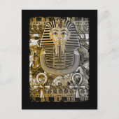 Tutankhamun ancient Ägypten Pharoah King Tut Ankh Postkarte (Vorderseite)