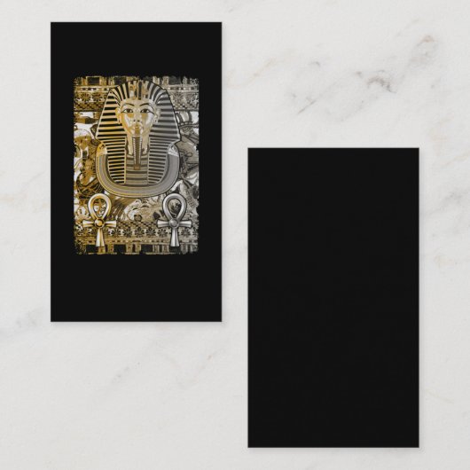 Tutankhamun ancient Ägypten Pharoah King Tut Ankh Visitenkarte (Vorne/Hinten)