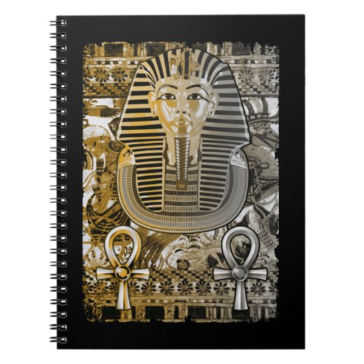 Tutankhamun Ancient Egypt Pharoah King Tut Ankh Notizblock (Vorderseite)