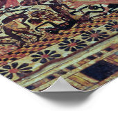 Tutankhamun auf seinem Kampfwagen gegen Afrikaner Poster (Ecke)