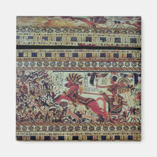 Tutankhamun auf seinen Chariot angreifenden Magnet